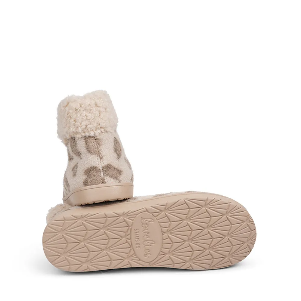 Ayana - High lounge loafer w/fur