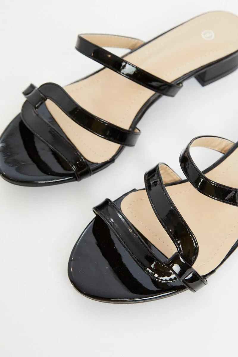 Black Strappy Heels