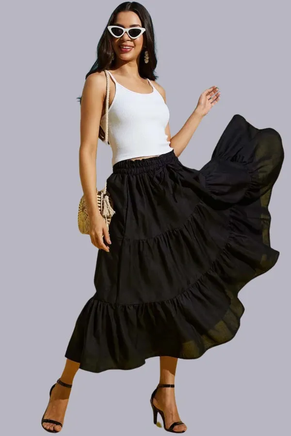 Elegant Blossoms Skirt