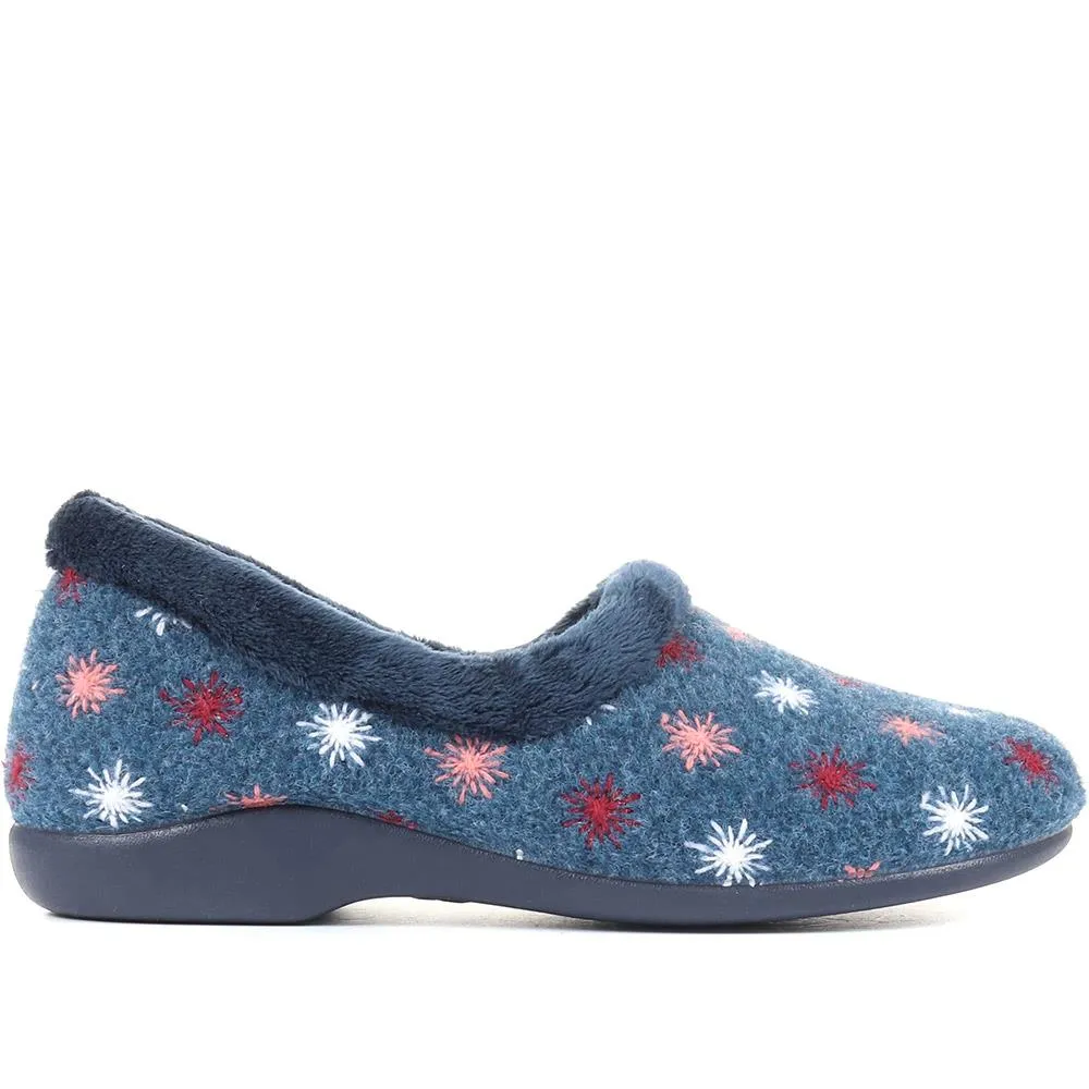 Embroidered Slippers - KOY34003 / 320 479