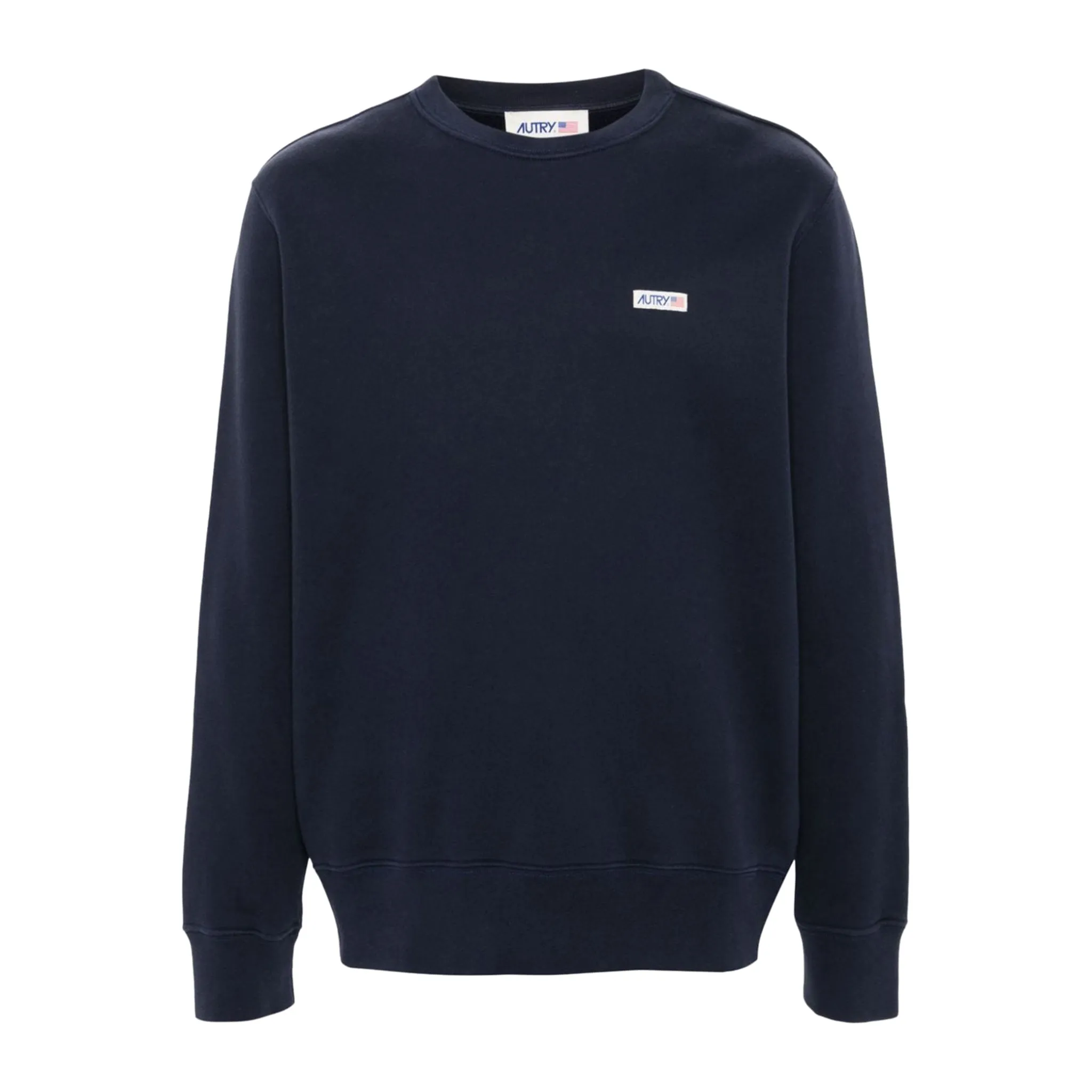 Felpe Uomo Navy a girocollo con logo