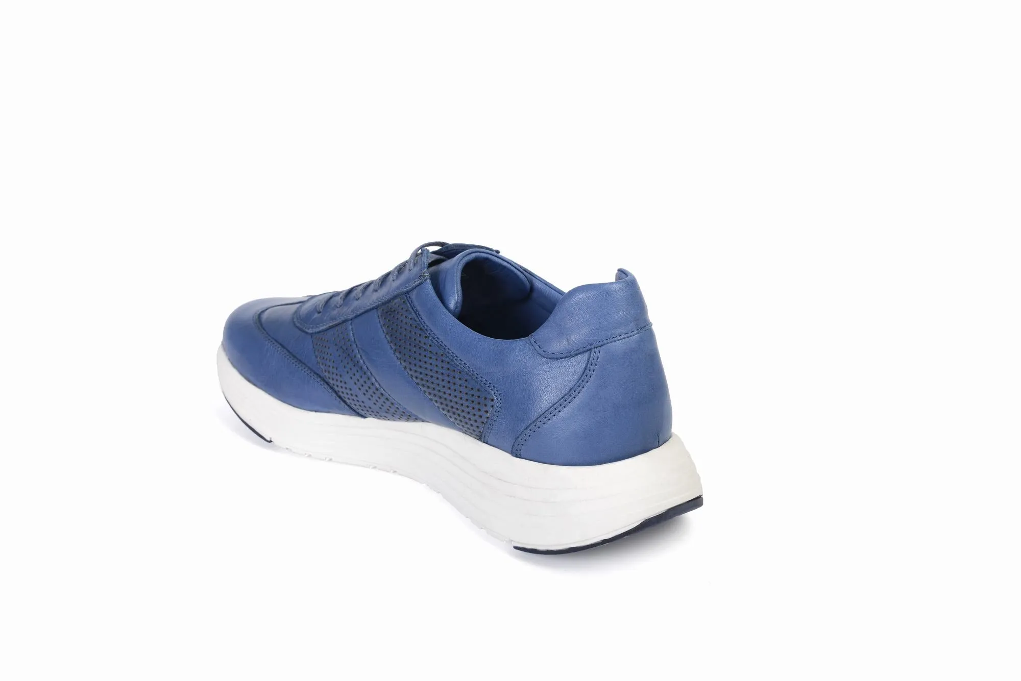 FOOT FEDERATION CITY LACE-UP SNEAKER MENS SHOE BLUE