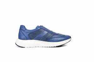 FOOT FEDERATION CITY LACE-UP SNEAKER MENS SHOE BLUE