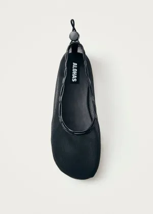 Gill Mesh Ballet Flats - Black