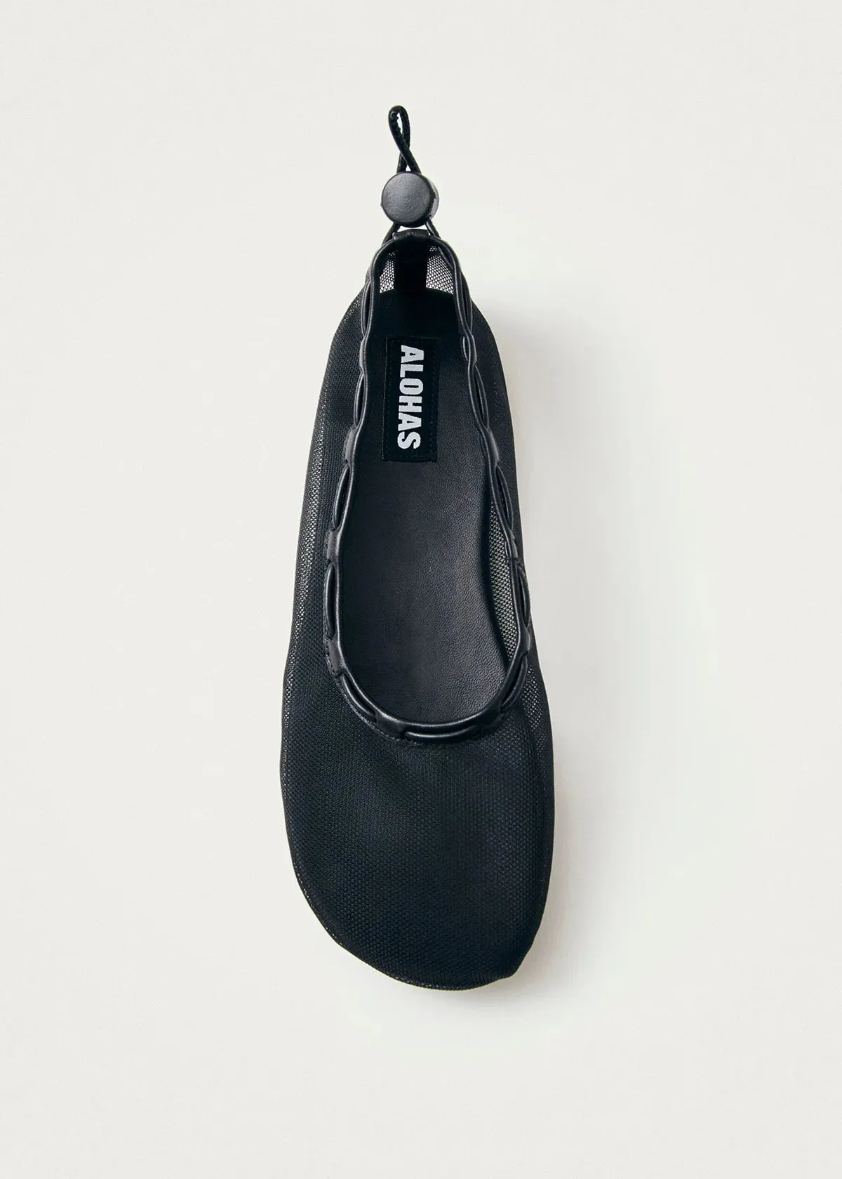 Gill Mesh Ballet Flats - Black