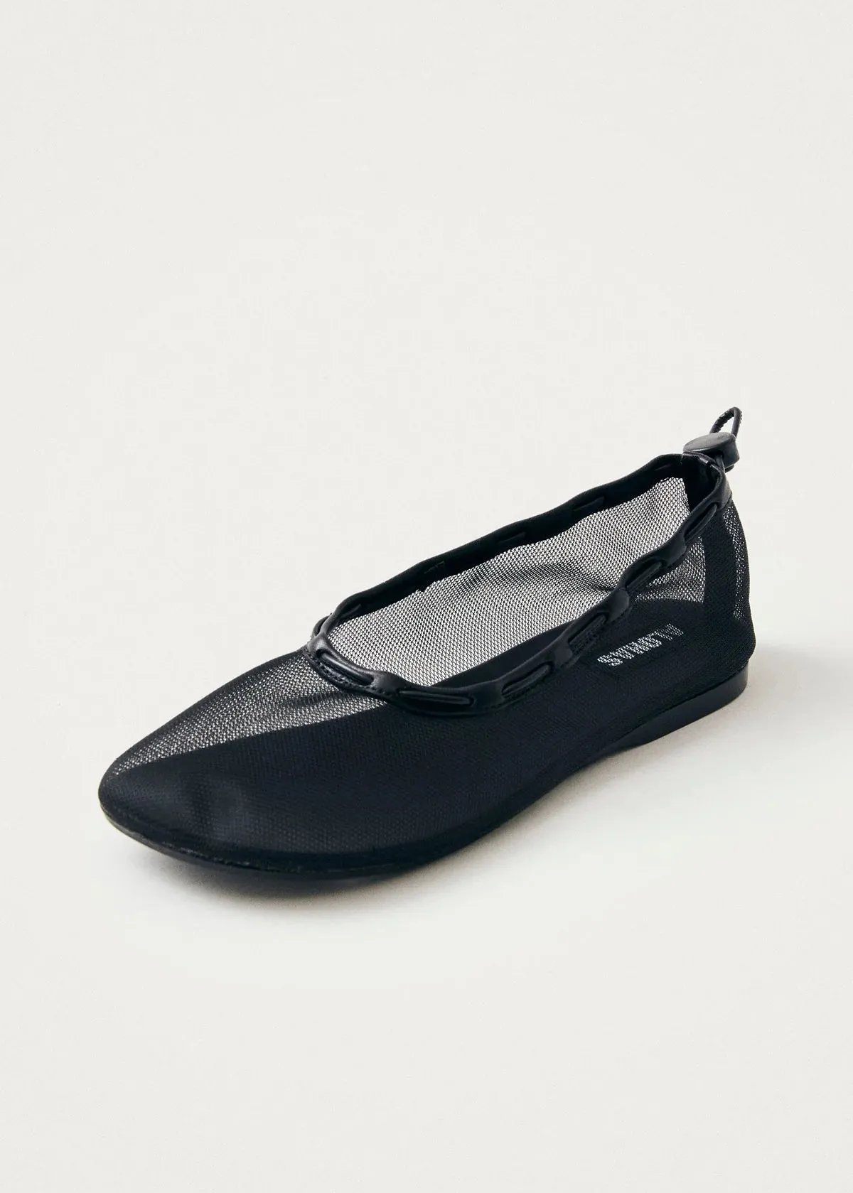 Gill Mesh Ballet Flats - Black