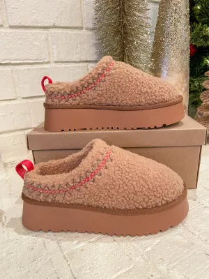 Isaac Platform Sherpa Slippers