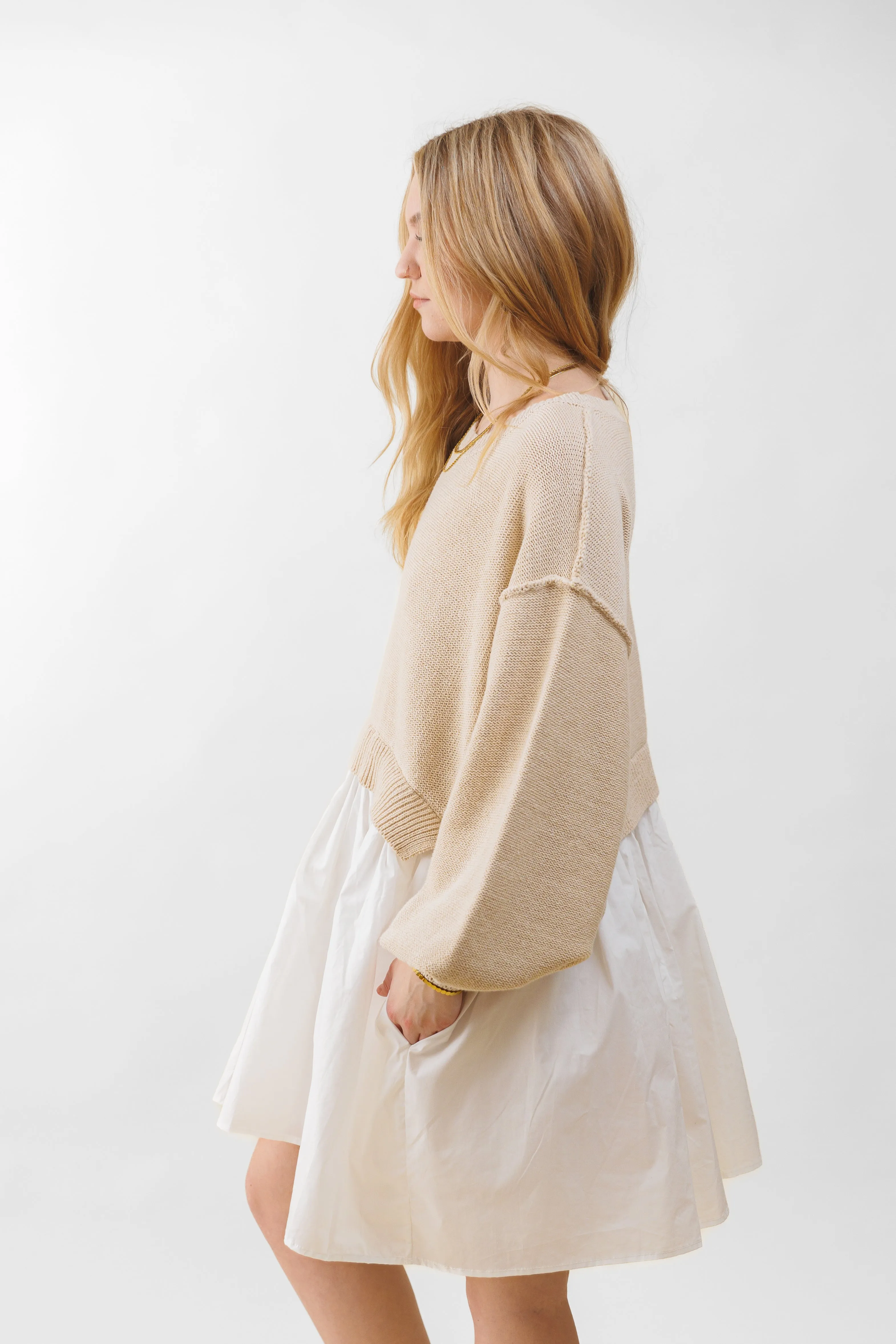 JOSIE MINI SWEATER DRESS