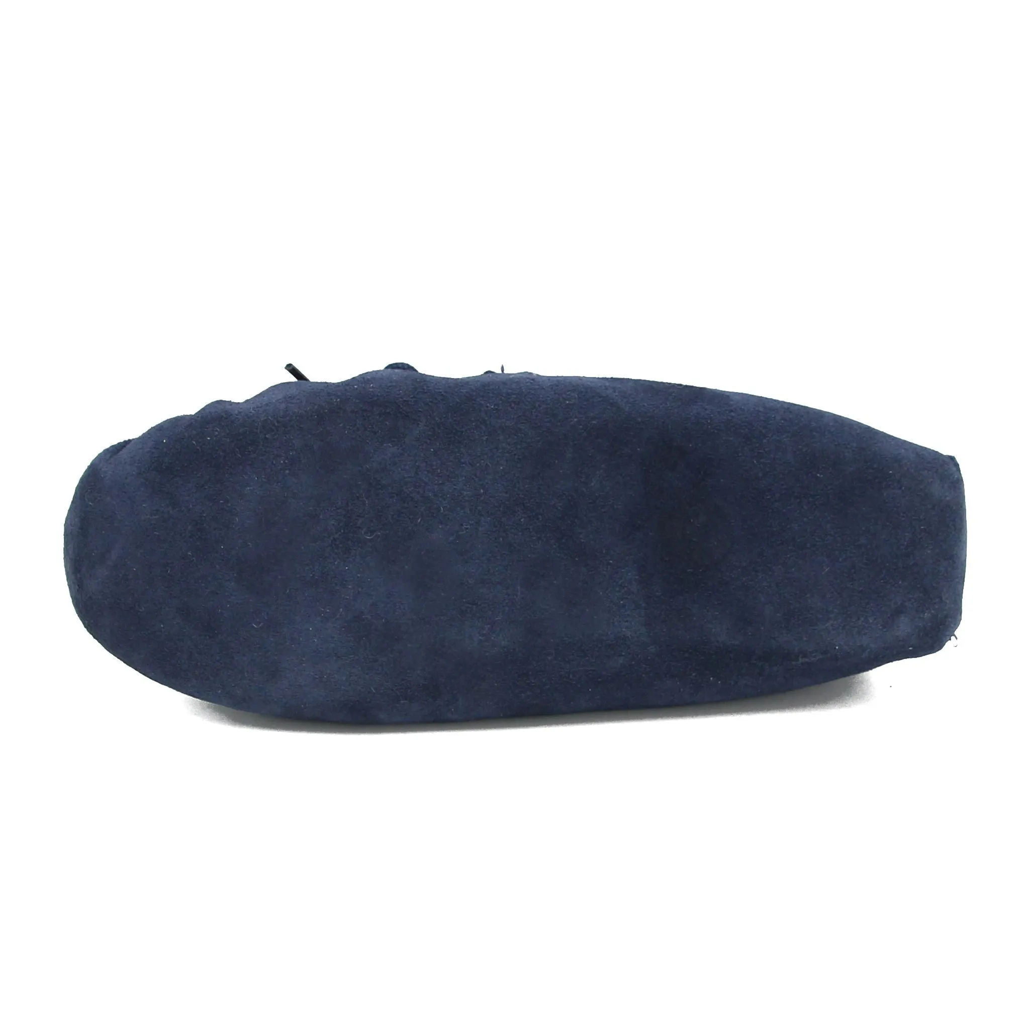 Ladies 'Taylor' Lambswool Moccasin with Soft Sole - Navy