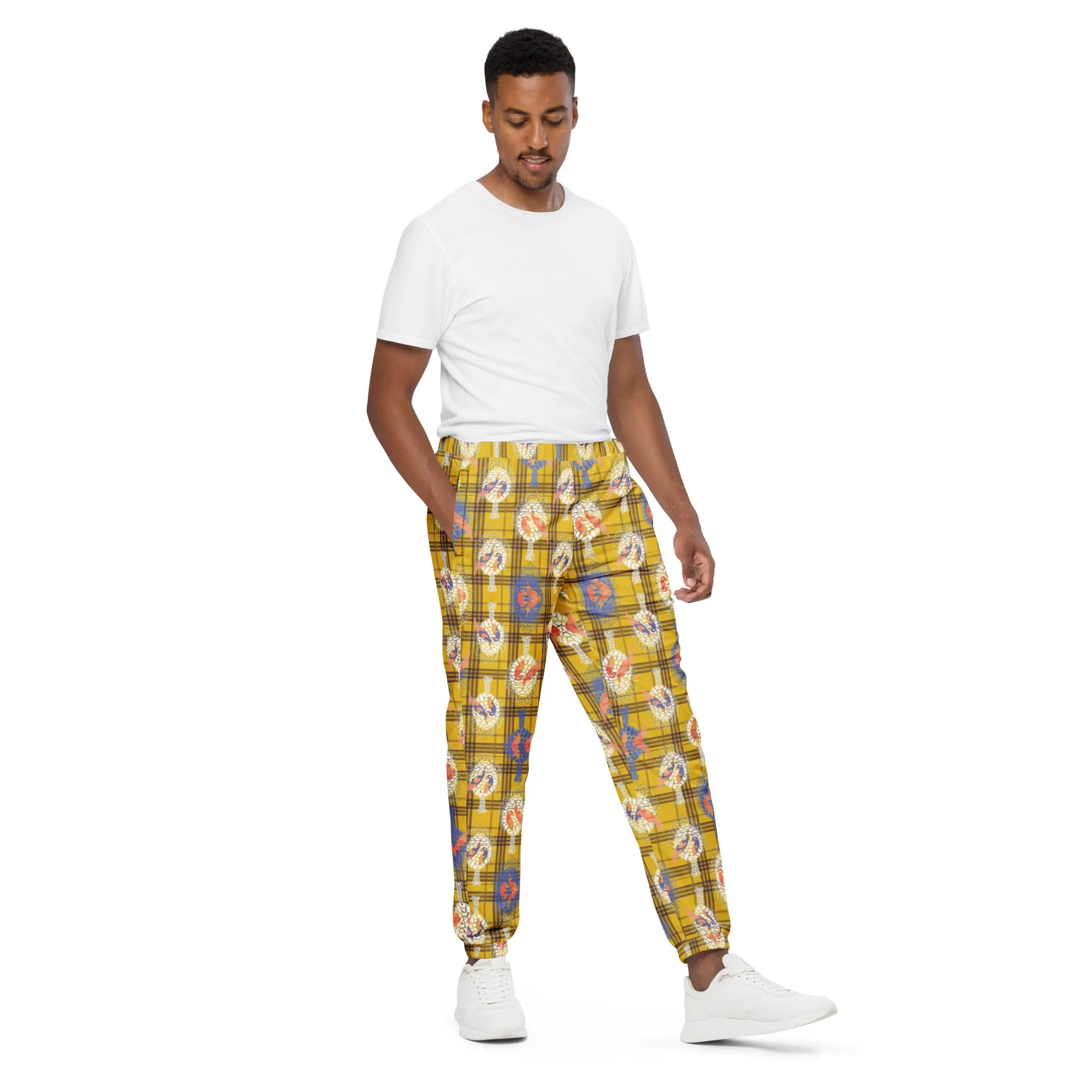 Modern Throwback Plaid Unisex track pants