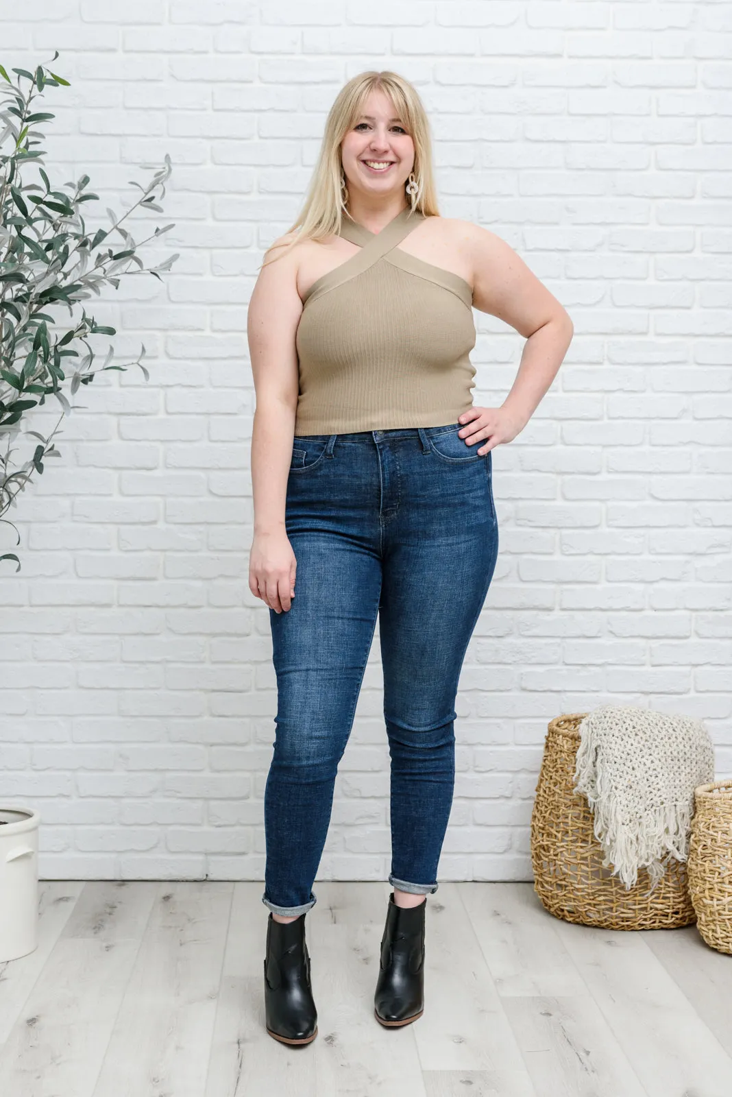 *Online Exclusive* Crossways Halter Top