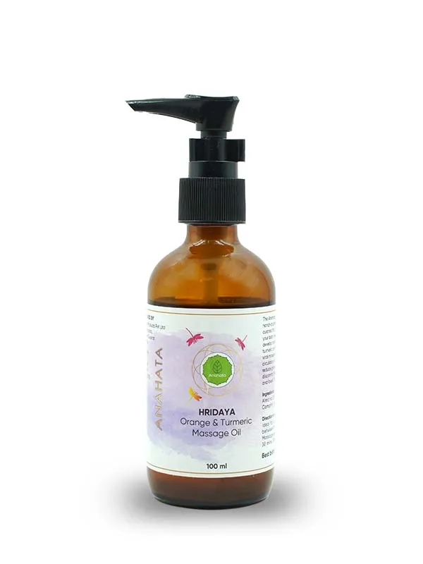 Orange and Turmeric Massage Oil - 100ml