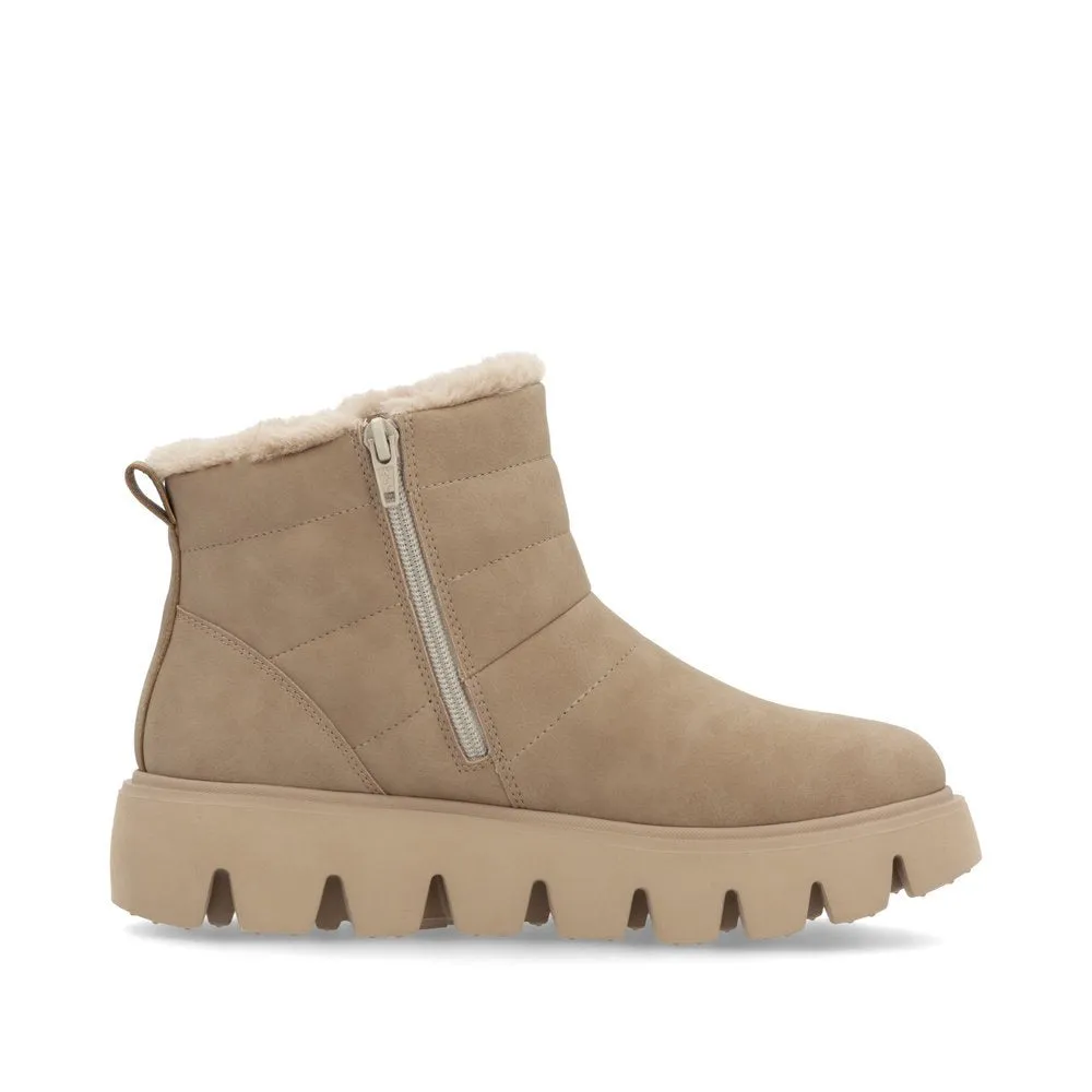 Rieker W2070-20 Ladies R-Evolution Ankle Boot Beige