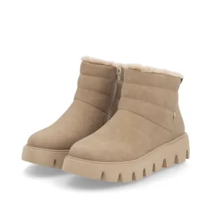 Rieker W2070-20 Ladies R-Evolution Ankle Boot Beige