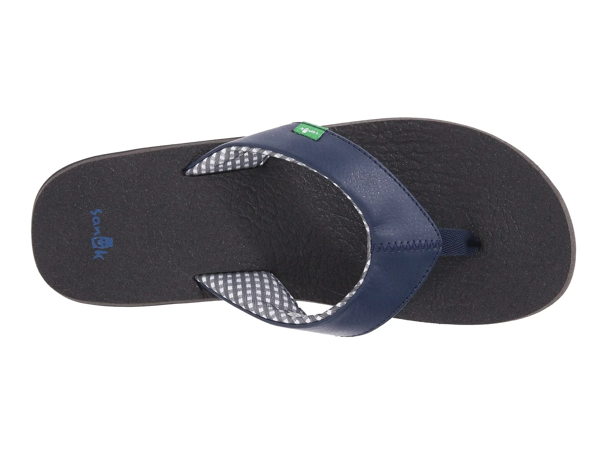 Sanuk Women YOGA MAT Thong Flip Flop Sandals NAVY