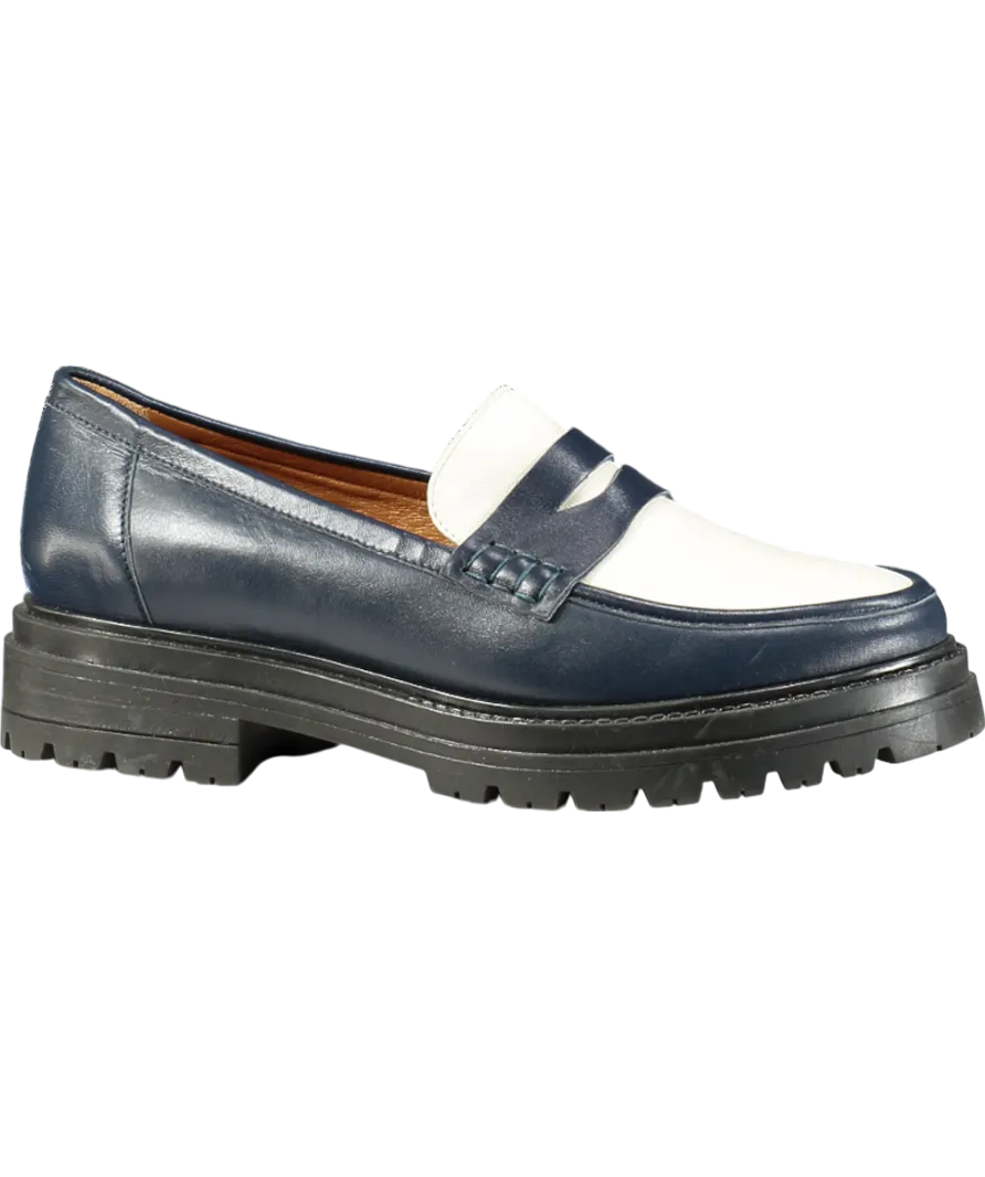 Sezane Blue Albane Loafers UK 8 EU 41 