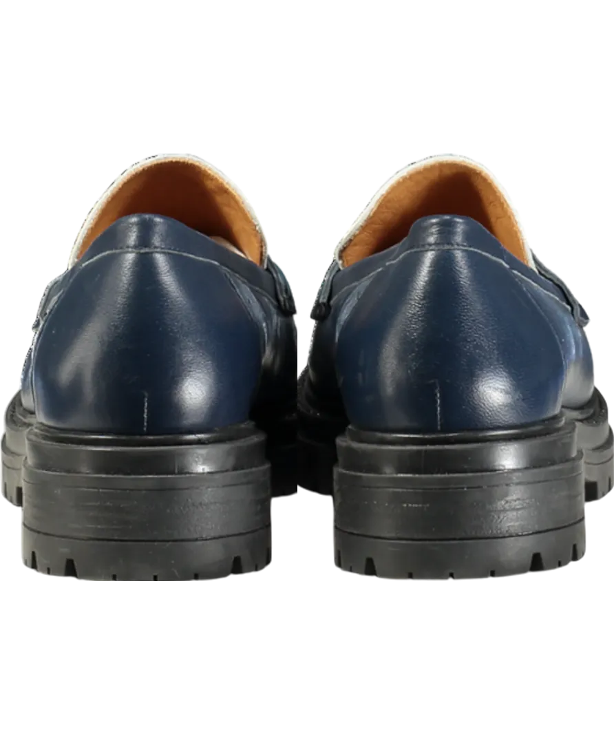 Sezane Blue Albane Loafers UK 8 EU 41 