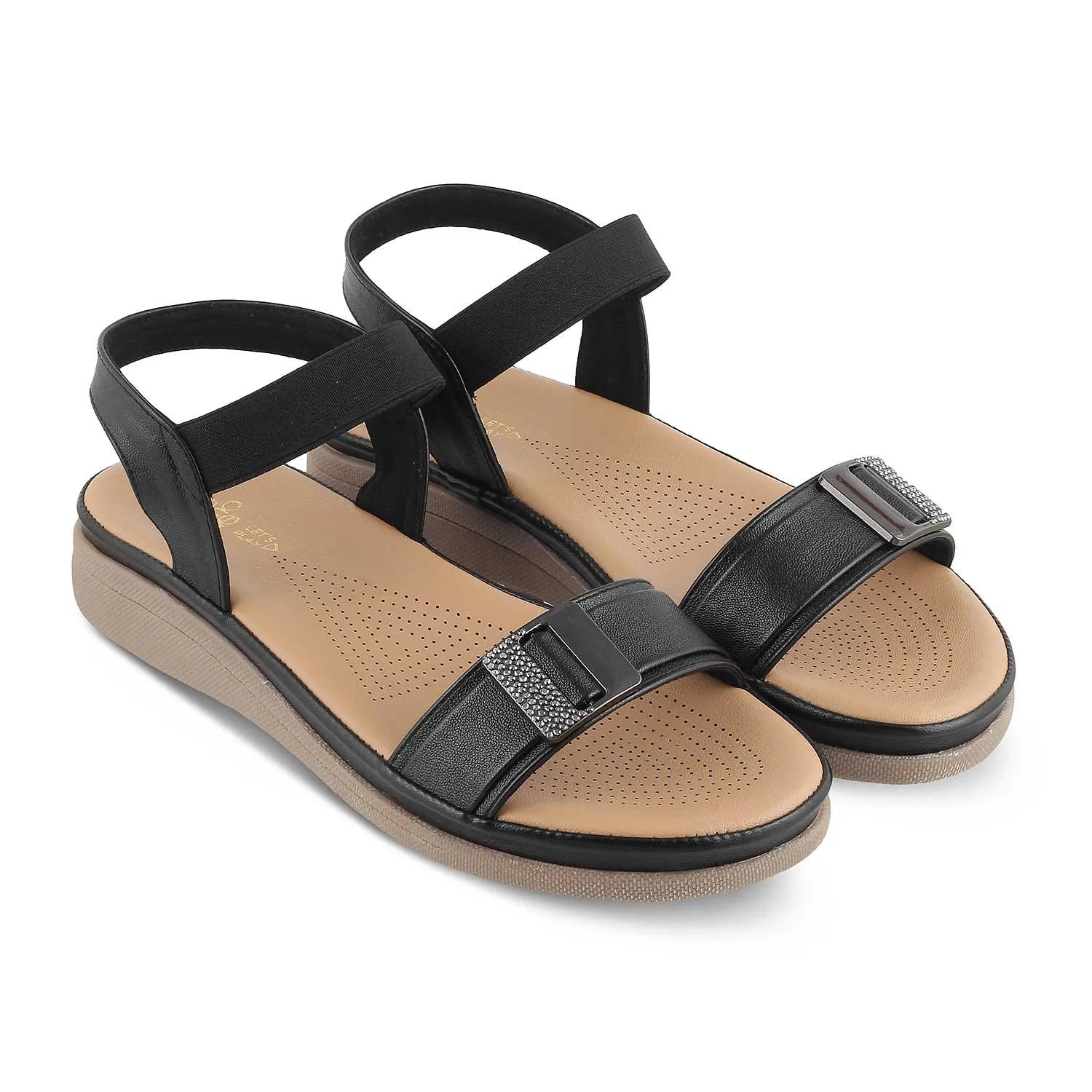 The Stepi TMS-1 Black Women's Casual Flats Tresmode