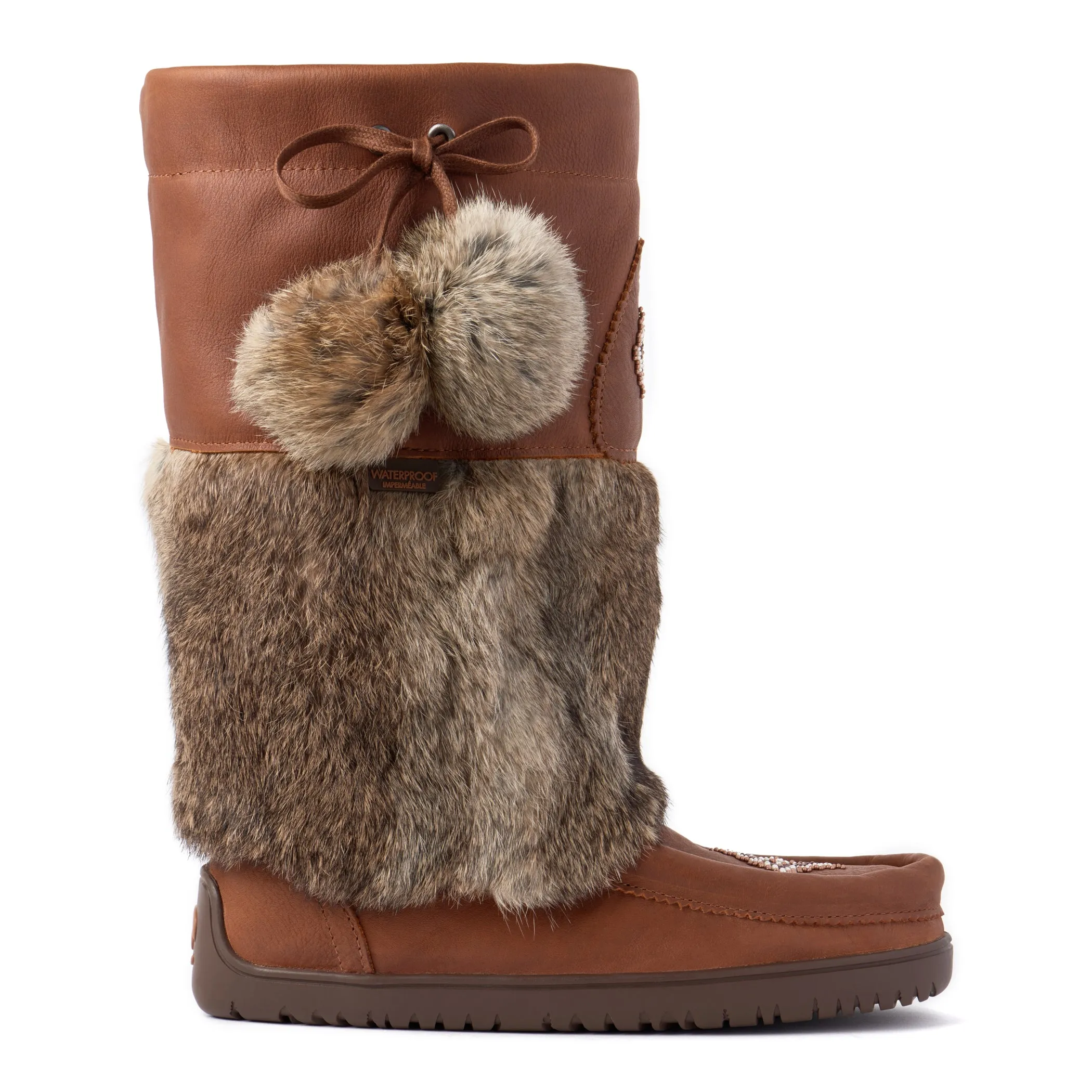 Waterproof Snowy Owl Mukluk - Tobacco Grain